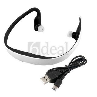 USB Sports Headset Headphone  Player TF Micro SD Card Slot FM Radio