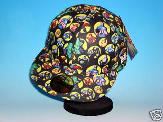 Marvel Comics Heroes 59Fifty New Era Custom Fitted Hat Size 7 1/4
