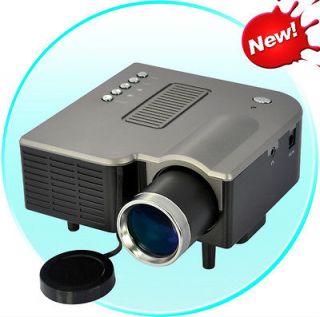 Portable LED Multimedia Projector with SD Card & USB Support