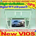   Vios Car DVD Player GPS Navigation In dash Stereo Radio System BT TV