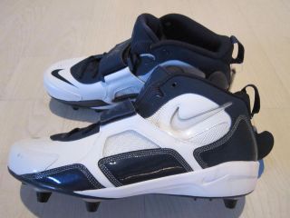 Nike Air Zoom Boss Code D (Wide) Mens Football Cleat White/Navy