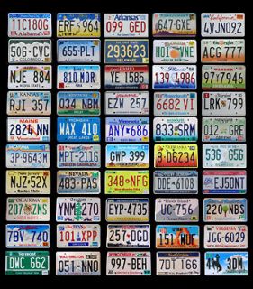 license plate values