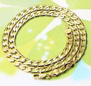   fashion 18k Yellow gold filled Mens Jewelry necklace 18.9 chain