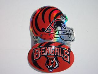 Lot of 10 Bengals NFL football helmet decal Stickers