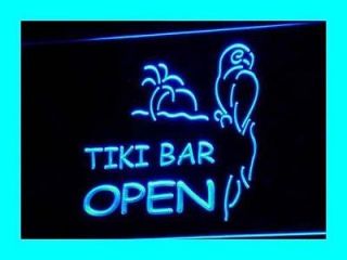 i067 b OPEN Tiki Bar NEW Displays Pub Neon Light Signs