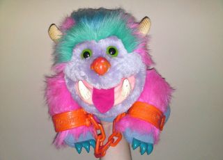 MY PET MONSTER SOFT TOY,PUPPET,WOGSTER,AMTOY 1986,VINTAGE PET MONSTER 