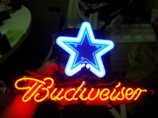 The Dallas Cowboys Neon Bar Sign for your Bar and home Garage