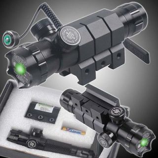 tactical outside adjusted hunting rifle green laser sight dot scope