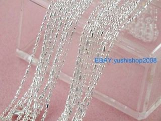 wholesale 10pcs sterling silver Pentagon Chain necklace 30 X032