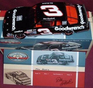 IN STOCK 1/24 ACTION 1989 MONTE CARLO AEROCOUPE, #3, GOODWRENCH, DALE 