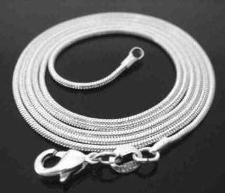   STERLING SILVER 925 ITALIAN SNAKE LINK STYLE CHAIN NECKLACE JEWELLERY