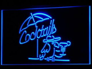 i337 b Cocktails Parrot Bar Pub Club NR Neon Light Sign