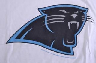   Panthers Tshirt T Shirt White Black Light Blue Cam Newton S 2XL NFL