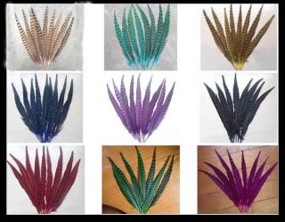 Natural 20pcs 100pcs Pheasant tail feathers 30 35cm color&quantity 