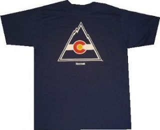 Colorado Rockies Hockey Reebok Throwback Vintage T Shirt