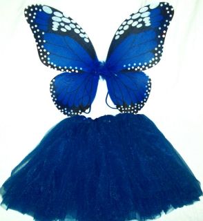   Monarch Butterfly Wings & Tutu SET ~ Costume Halloween Girl 2   7T