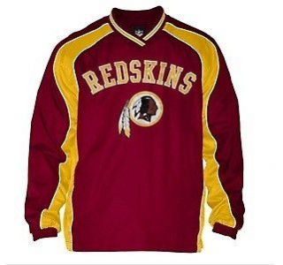   Redskins Official NFL Slotback Pullover Jacket S M L XL XXL NWT
