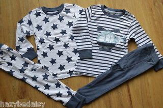 Next Boys / Baby pyjamas 2 pack, mix n match cotton 12 /18 1 2 3 4 5 