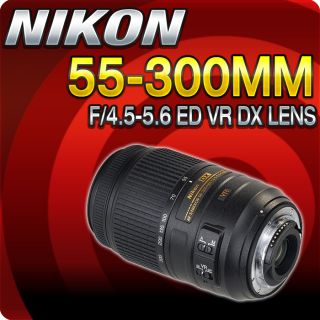 Nikon AF S NIKKOR 55 300mm f/4.5 5.6G ED VR Zoom Lens