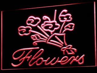 i511 r Flowers Florist Shop Display NEW Neon Light Sign