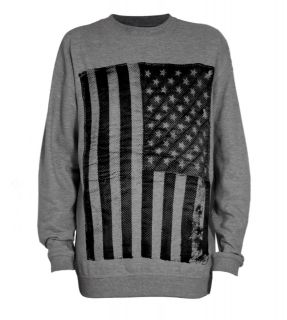 AMERICAN FLAG Sweatshirt by ART DISCO jumper stars stripes biker 