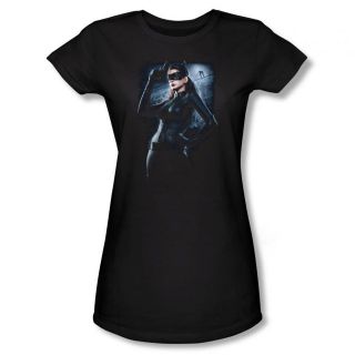   KNIGHT RISES CATWOMAN ANNE HATHAWAY WOMENS JUNIORS T SHIRT TEE NEW