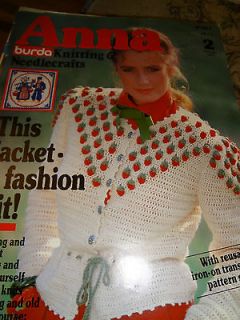 Anna Burda Knitting & Needlecrafts Magazine Feb 1983