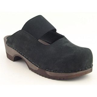 Sanita Wood Ellen Womens Size 6.5 Black Clogs Mary Janes Clogs Shoes