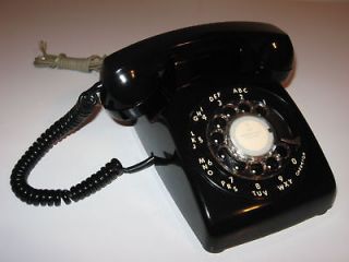 Classic Rotary Dial Telephone Antique Black Phone