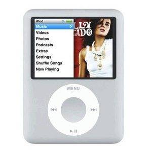 Apple iPod nano 3rd Generation Silver (4 GB) Excellent Working 