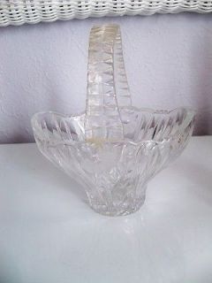 antique glass basket in Antiques