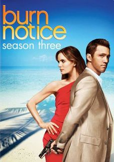 Burn Notice Season Three DVD, 2010, 4 Disc Set