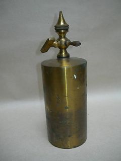 1800s antique brass jar valve gas reactions school demonstration 