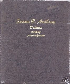 Dansco Coin Album 8180 Susan B Anthony Dollar with Proofs