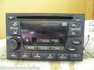 00 01 Nissan Xterra Am Fm Radio Cd Cassette Player 28188 9Z210 *