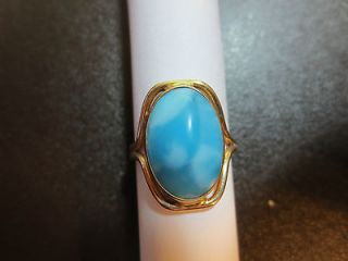 cabochon ring gold in Vintage & Antique Jewelry