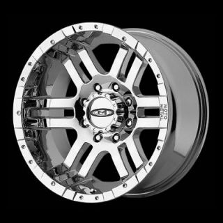   METAL CHROME RIMS WITH 305 70 17 NITTO TERRA GRAPPLER AT TIRES WHEELS