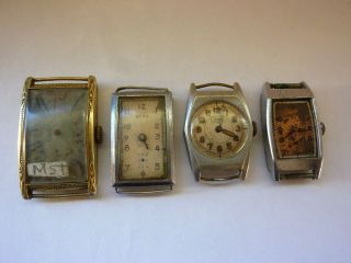 LOT FOUR (4) WATCHES CYMA CAL 335 ; DOXA; CAMI, FOR PARTS/PIECES