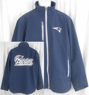   Patriots NFL Team Apparel Mid Weight Name & Logo Jacket Adult Large