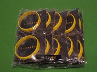 10) NIKE LANCE ARMSTRONG LiveSTRONG Bracelets YOUTH/WOMENS XS M