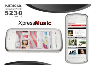 NEW UNLOCKED NOKIA 5230 GSM 3G 2MP white/black Smartphone