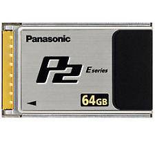 Panasonic AJ P2E064XG 64GB E Series P2 Solid State Memory Card