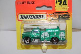 Matchbox Utility Truck Tree Care Service Truck