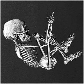   Baby Skeleton Love Poke Flip Off Bird Halloween Costume Funny T Shirt