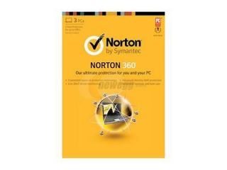 Norton 360 Latest 2013 for 1 Year / 5PC NEW