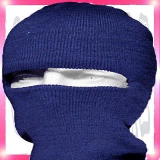 One Face Mask HAT Navy Blue New 1 Knit Head Full Ski Ninja KuFu Cap