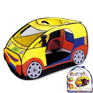   Christmas Gift New Children Boy Car POP UP In&OutDoor Kids TOY Tent