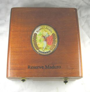 Reserve Maduro Romeo y Julieta Wooden Cigar Box