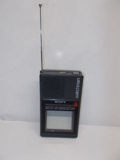   FD 42A Watchman Portable Black and White Television TV Tested Works