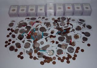   of 5 mixed US Coins with guaranteed silver & century old or older coin